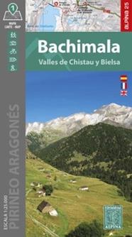 BACHIMALA. VALLES DE CHISTAU Y BIELSA - MAPA 1:250 | 9788470112126