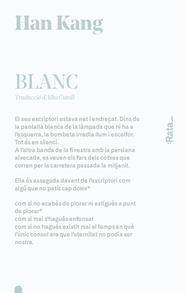 BLANC | 9788416738502 | HAN KANG