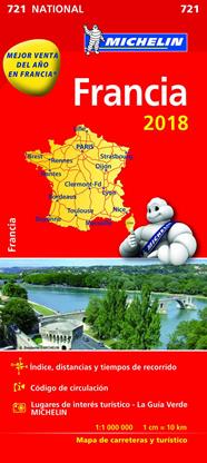 FRANCIA-MAPA NATIONAL 721 | 9782067226524 | VARIOS AUTORES