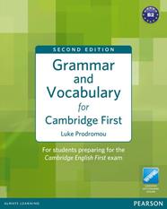 GRAMMAR AND VOCABULARY FOR FCE 2ND EDITION | 9781447903055 | PRODROMOU, LUKE