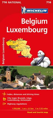 MAPA NATIONAL BÉLGICA LUXEMBURGO | 9782067170698 | VARIOS AUTORES