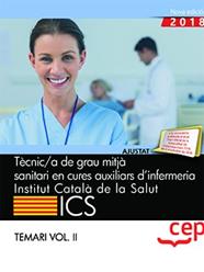 TÈCNIC/A DE GRAU MITJÀ SANITARI EN CURES AUXILIARS D'INFERMERIA. INSTITUT CATALÀ | 9788413107295 | VARIOS AUTORES