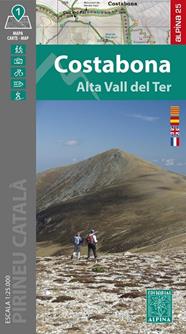 COSTABONA ALTA VALL DEL TER ESCALA 1:25.000 | 9788470112232