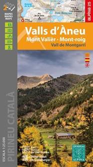 VALLS D'ANEU 1:25.000 MONT VALIER, MONT ROIG | 9788480908863
