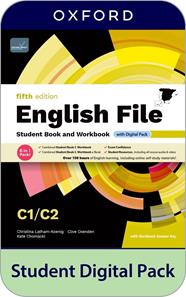 ENGLISH FILE 5TH EDITION C1-C2. STUDENT'S BOOK AND WORKBOOK AND DIGITAL WITH KEY | 9780194146425 | LATHAM-KOENIG, CHRISTINA/OXENDEN, CLIVE/CHOMACKI, KATE
