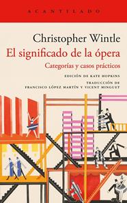 SIGNIFICADO DE LA ÓPERA, EL | 9791387964306 | WINTLE, CHIRSTOPHER