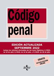 CÓDIGO PENAL | 9788430985579 | EDITORIAL TECNOS