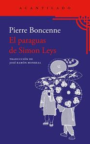 PARAGUAS DE SIMON LEYS, EL | 9788419958945 | BONCENNES, PIERRE