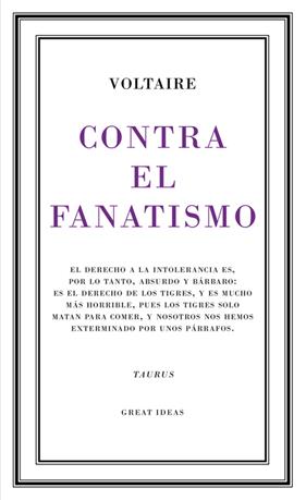 CONTRA EL FANATISMO RELIGIOSO (GREAT IDEAS 39) | 9788430617265 | VOLTAIRE
