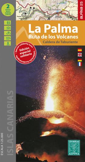 LA PALMA RUTA DE LOS VOLCANES/ ESCALA 1:25.000 | 9788480909105 | EDITORIAL ALPINA