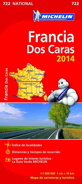  FRANCIA DOBLE CARA MAPA NATIONAL 2014 | 9782067191259 | VARIOS AUTORES