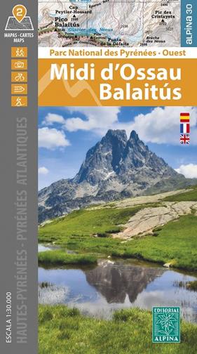 MIDI D’OSSAU / BALAITÚS (PARC NATIONAL DES PYRÉNÉES . OUEST) | 9788470110948 | EQUIPO TECNICO EDITORIAL ALPINA