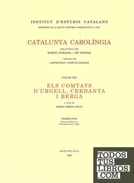 VOLUM 8 ELS COMTATS DURGELL CERDANYA I BERGA | 9788499655680 | AA.VV