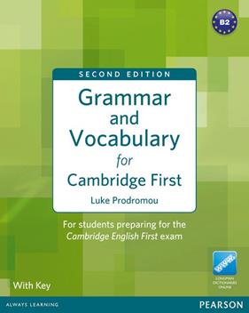 GRAMMAR AND VOCABULARY FOR CAMBRIDGE FIRST | 9781408290590 | PRODROMOU, LUKE