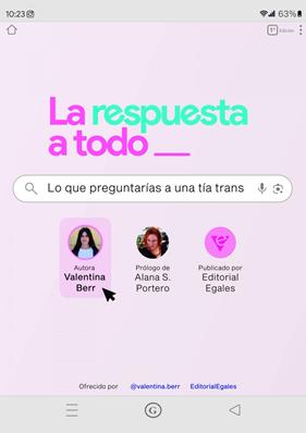 RESPUESTA A TODO LO QUE PREGUNTARÍAS A UNA TÍA TRANS, LA | 9788419728272 | BERR, VALENTINA