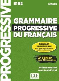 GRAMMAIRE PROGRESSIVE AVANCE ALUM+CD 3E | 9782090381979