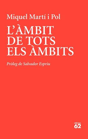AMBIT DE TOTS ELS ÀMBITS, L' | 9788429779233 | MARTÍ I POL, MIQUEL