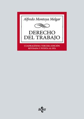 DERECHO DEL TRABAJO | 9788430985289 | MONTOYA MELGAR, ALFREDO