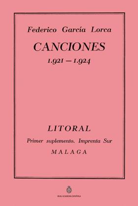 CANCIONES 1921-1924 | 9788412767902 | GARCIA LORCA, FEDERICO