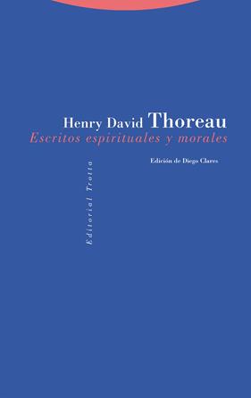 ESCRITOS ESPIRITUALES Y MORALES | 9788413642161 | THOREAU, HENRY DAVID