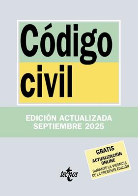 CÓDIGO CIVIL (SEPTIEMBRE 2025) | 9788430992980 | EDITORIAL TECNOS