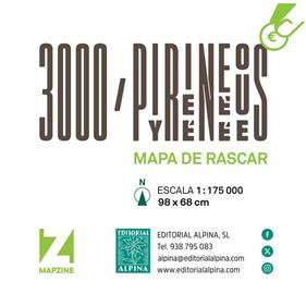 3000 PIRINEOS - MAPA DE RASCAR 1:175000 | 9788470111945