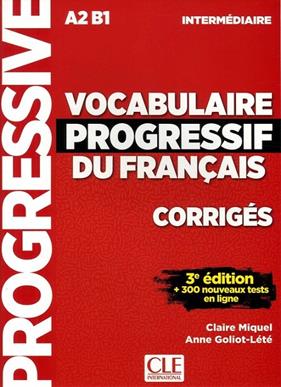 INTERMEDIAIRE CORRIGES-VOCABULAIRE PROGRESSIF DU FRANÇAIS | 9782090380163 | MIQUEL, CLAIRE