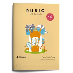 RUBIO VACANCES 4RT PRIMÀRIA | 9788415971955 | VARIOS AUTORES
