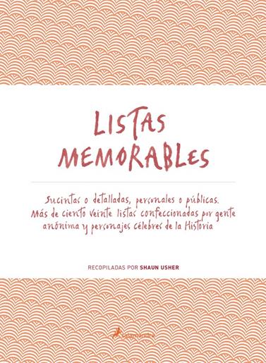 LISTAS MEMORABLES | 9788498387179 | USHER, SHAUN