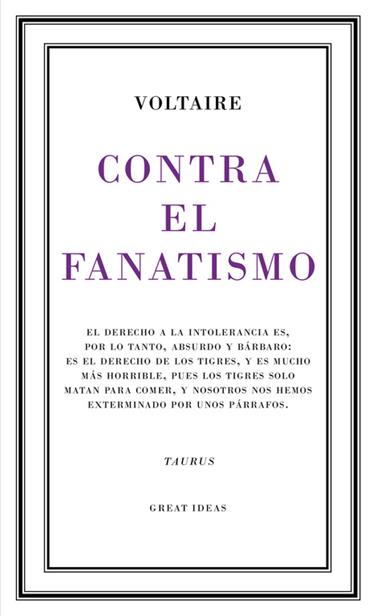 CONTRA EL FANATISMO RELIGIOSO (GREAT IDEAS 39) | 9788430617265 | VOLTAIRE