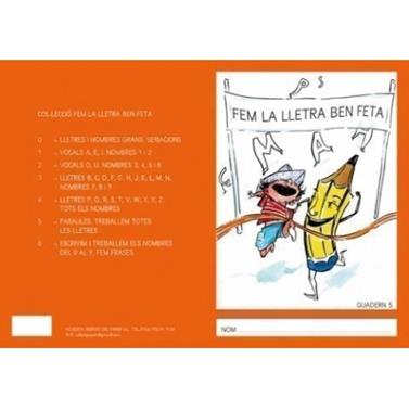 5.FEM LLETRA BEN FETA MAJUSCULA.PARAULES.TREBALLEM | 9788461523658