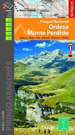ORDESA MONTE PERDIDO P.N.1:25.000 [2 MAPAS] | 9788480908146