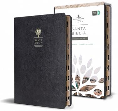 BIBLIA REINA VALERA 1960 LETRA GRANDE. SÍMIL PIEL NEGRO/ EVANGÈLICA | 9781644732168 | REINA VALERA REVISADA
