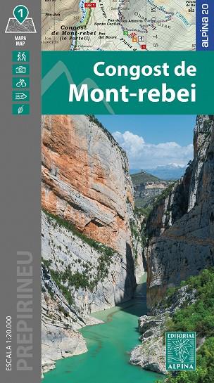 CONGOST DE MONT-REBEI ESCALA:1:20.000 | 9788470111440