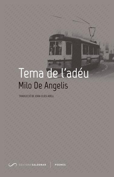 TEMA DE L'ADÉU | 9788494507823 | DE ANGELIS, MILO