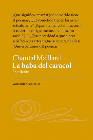 BABA DEL CARACOL, LA | 9788494995224 | MAILLARD, CHANTAL