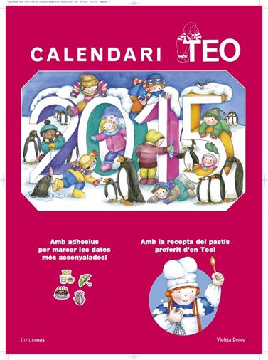2015-CALENDARI TEO  | 9788490575055 | VIOLETA DENOU