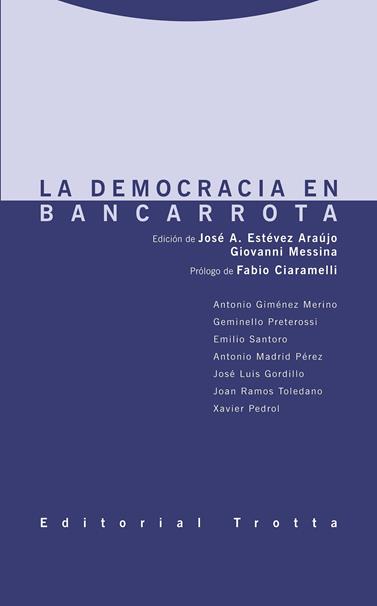 DEMOCRACIA EN BANCARROTA, LA | 9788498796018 | A.A.V.V.