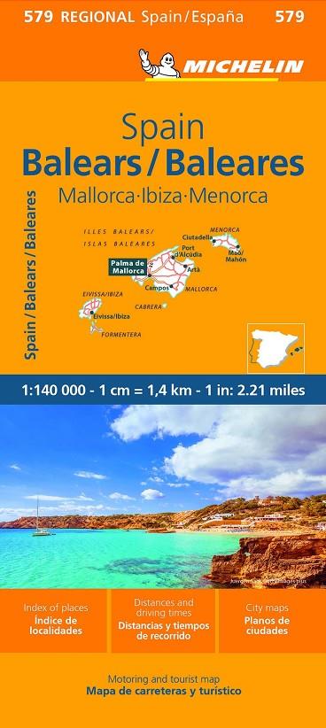 MAPA REGIONAL BALEARES 11579 | 9782067259881