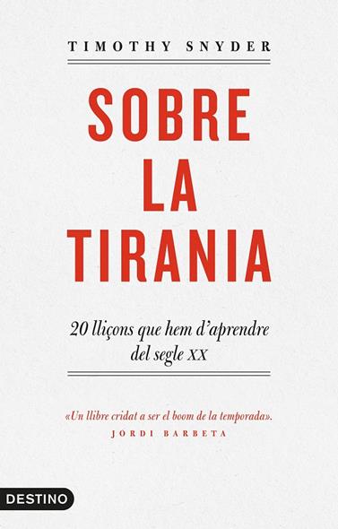 SOBRE LA TIRANIA | 9788497102681 | SNYDER, TIMOTHY