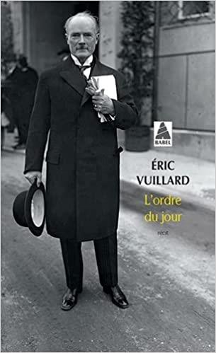 ORDRE DU JOUR, L' | 9782330153045 | VUILLARD, ERIC