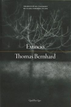 EXTINCIÓ | 9788417410490 | BERNHARD, THOMAS