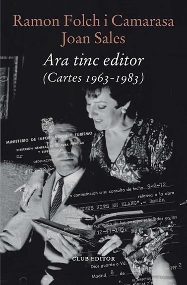 ARA TINC EDITOR CARTES 1963-1983 | 9788473295253 | FOLCH I CAMARASA, RAMON/SALES, JOAN