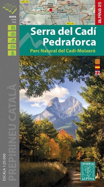 SERRA DEL CADI PEDRAFORCA ESCALA:1:25.000 | 9788480908498