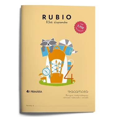 RUBIO VACANCES 4RT PRIMÀRIA | 9788415971955 | VARIOS AUTORES
