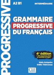 GRAMMAIRE PROGRESSIVE DU FRANÇAIS. A2-B1-INTERMEDIAIRE(LIVRE+CD)  | 9782090381030